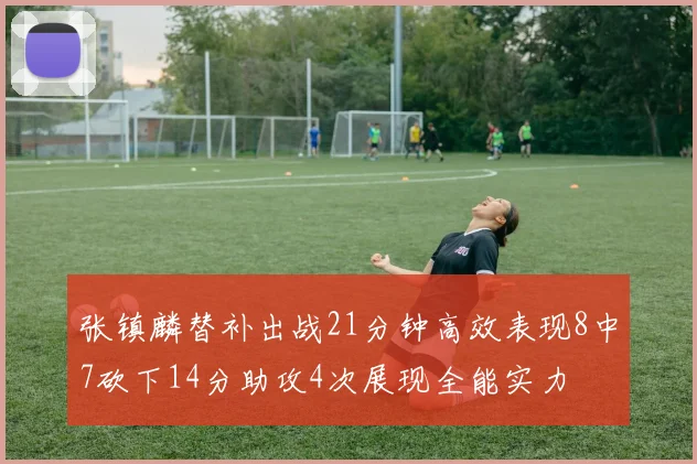 张镇麟替补出战21分钟高效表现8中7砍下14分助攻4次展现全能实力